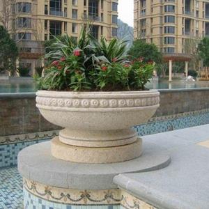 White Marble Garden Decor Large Flower Planters Home Exterior Marble <b>Pot</b> Marble Planter <b>Small</b> Planter Outdoor Large Garden <b>Pots</b> - Product Image 1