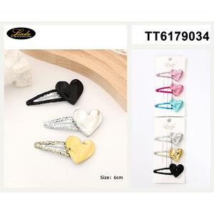 Pinzas para el Cabello Linda de 5.5-7-6.5cm, con Diseño de Flor Metálica, Accesorio para el Cabello de Mujer, Estilo Casual - Product Image 4