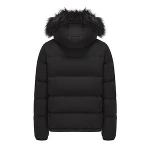 Vestes matelassées imperméables à capuche durables, best-seller OEM 2026 pour hommes, logo et design personnalisés imprimés, prix bas, manteau en coton - Product Image 2