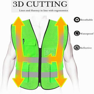Chaleco de Seguridad de Alto Rendimiento con Tiras Reflectantes, Chaqueta de Trabajo Personalizable, Subido por Dress Sports - Product Image 5