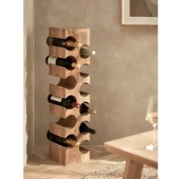 Porte-bouteille de vin en bois au design étonnant pour bar, restaurant, hôtel et décoration intérieure.