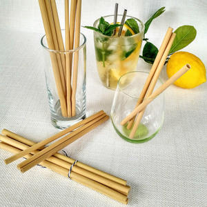 Compostable drinking <b>straws</b> good quality barware supply <b>bamboo</b> drink <b>straw</b> wholesale price - Product Image 3