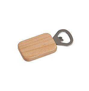 Abrebotellas de madera y acero inoxidable Herramientas de barra de cocina Artesanía de diseñador Abrebotellas de alta calidad - Product Image 3