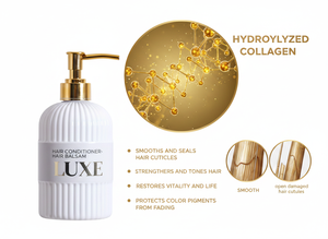 Crema Capilar Luxe 250ml Reparación Intensiva para Cabello Dañado con Aceite de Argán y Manteca de Karité Fórmula Concentrada - Product Image 3