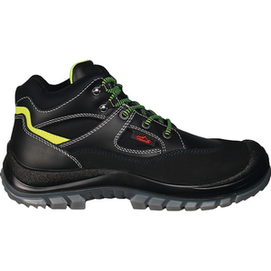 Zapatos de Seguridad REMISBER, Botas de Cuero Talla 40, Negro/Verde Neón, S3 EN20345 - Product Image 2