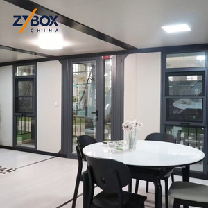 Casa Contenedor Expandible <span class=keywords><strong>de</strong></span> 40 pies con Techo a Dos Aguas, Cubierta <span class=keywords><strong>de</strong></span> Madera Blanca Pura, Prefabricada, Modular, Refugio <span class=keywords><strong>de</strong></span> Flores Silvestres <span class=keywords><strong>de</strong></span> Montaña - Product Image 4