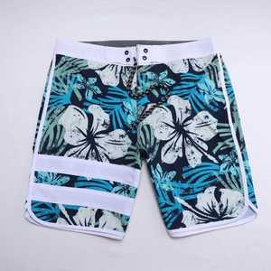 OEM Custom Swim <b>Trunks</b> Quick Dry Beach Shorts for Boys 100% Cotton Casual Style Sublimation Printing <b>Men</b> Shorts - Product Image 3