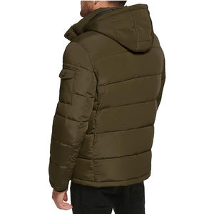 Veste à bulles pour hommes à col montant et à capuche respirante et légère de haute qualité Logo personnalisé pour l'hiver-Vente en gros avec expédition aérienne - Product Image 3