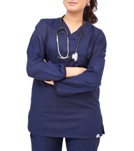 Uniformes Médicos de Verano Elegantes al por Mayor, Conjuntos de Uniformes para Enfermeras, Nuevo Color, Traje de Spandex Unisex, HECHO POR HI 2026 - Product Image 1