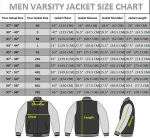 Veste en laine de haute qualité à ressorts enduits en gros, veste de baseball en chenille brodée personnalisée, veste universitaire pour homme - Product Image 6