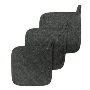 Premium Quality Home Chef's Choice High Quality Sustainable Reusable Stylish 100% Cotton Oven Mitt Kitchen <b>Towel</b> Pot Holder Set - Product Image 6