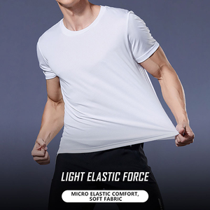 Lightweight Breathable Quick Dry High Quality Cotton Male <b>Muscle</b> Active Fitness Gym <b>T</b>-<b>Shirts</b> - Product Image 4