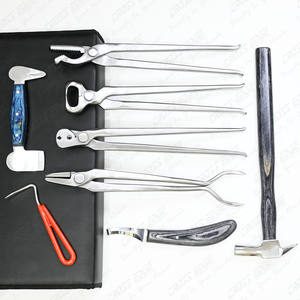 Professional Horse Shoeing Fit Veterinary Hot Fitting Tong 12 Inch <b>Nail</b> Nipper 13 Inch <b>Nail</b> <b>Puller</b> Farrier Driving Hammer - Product Image 2