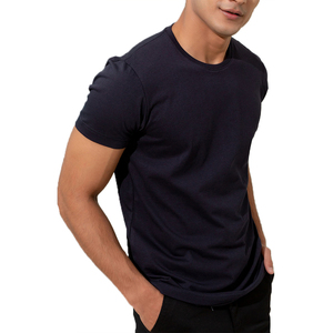 T-shirt en coton de haute qualité pour hommes, décontracté, surdimensionné, poids lourd avec manches courtes et col rond, logo personnalisé, prix de gros - Product Image 6