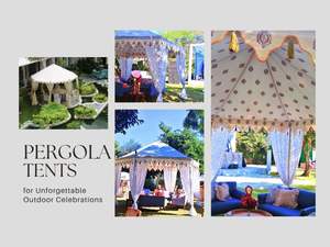 Decoración de tienda de pérgola de estilo moderno y clásico, plegable portátil exclusivo con nuevo modelo desmontable para eventos de boda - Product Image 2