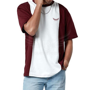 เสื้อยืดโอเวอร์ไซส์ผู้ชายรุ่นใหม่ คุณภาพสูง ผลิตจากโพลีเอสเตอร์/คอตตอน แห้งเร็ว ระบายอากาศดี ดีไซน์ลำลอง - Product Image 4