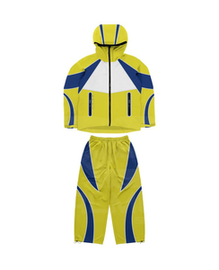 Conjunto Deportivo de 2 Piezas para Hombre, Pantalones con Cordón y Chaqueta con Cremallera, Estilo Informal para el Trabajo, Cortavientos - Product Image 2