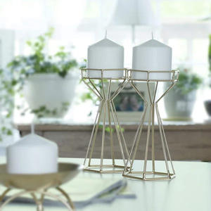 Soporte de vela de Metal de diseño antiguo más vendido, tamaño y Color personalizados para el hogar o decoraciones navideñas, soporte de Pilar - Product Image 1