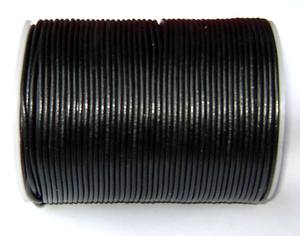 สายเครื่องประดับหนังวัวแท้เคลือบเงาโลหะวินเทจขนาด0.5มม. สินค้าขายดี - Product Image 1