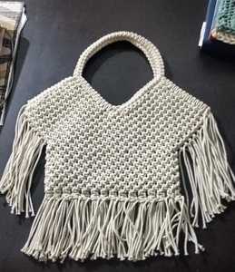 Pouf ottoman carré en coton fait à la main deux couleurs avec rembourrage décoration et siège pouf personnalisé fait à la main Poufs brodés - Product Image 5