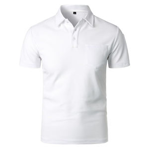 เสื้อโปโลโลโก้ที่กําหนดเอง ปรับแต่งโลโก้เย็บปักถักร้อย ออกแบบเสื้อโปโล ผ้าฝ้าย 100% ปักโลโก้ เสื้อยืดโปโลกอล์ฟธรรมดา - Product Image 6