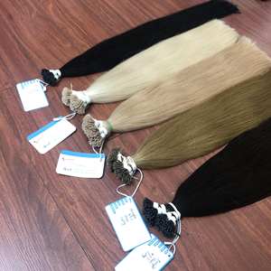 Extensiones de Cabello Remy Virgen con Queratina, Extensiones de Cabello Humano Doble Dibujado, Venta Al por Mayor de Fábrica - Product Image 5