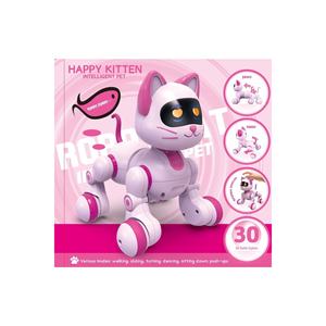 Interactive Smart <b>Cat</b> <b>Remote</b> <b>Controlled</b> Rechargeable RC Animal <b>Toy</b> for 3+ Years White & Pink - Product Image 4