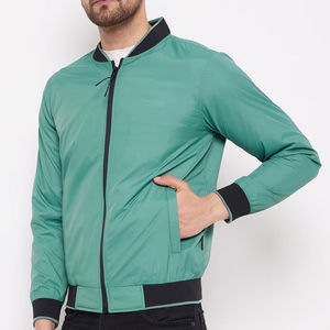 Chaqueta Bomber de Último Estilo con Parches Bordados, Color Atractivo, Chaqueta de Nailon y Poliéster, Chaqueta Bomber Multicolor con Diferentes Estilos - Product Image 2