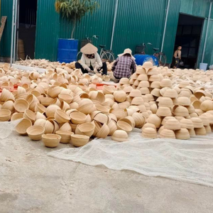 Utensilios de cocina de bambú orgánico natural Utensilios de cocina Ensaladera de bambú Comer alimentos saludables - Product Image 5