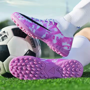 High-Top Fußballschuhe für Herren für Kunstrasen und Hallennutzung mit Knöchelwickel-Sockenöffnung und flacher Sohle - Product Image 3