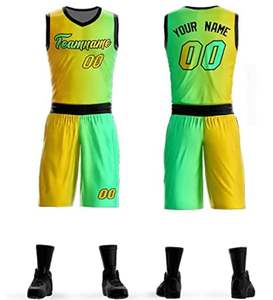 Uniforme de baloncesto personalizado para hombre, uniforme de baloncesto personalizado de alta calidad, suministro de fábrica, sublimación - Product Image 4