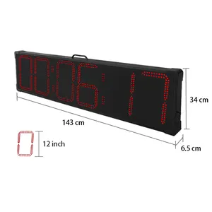 CHEETIE CP0216 Product Manufacturer Large Screen Real Time Timers Water Proof Digital Handled Race Clock