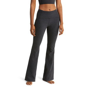 Pantalons de yoga personnalisés à teinture tie-dye, respirants, doux, évacuant l'humidité, anti-transpiration, avec poche arrière pour les clés, taille haute, leggings évasés pour femmes, XS - Product Image 2