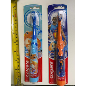แปรงสีฟันไฟฟ้าคอลเกตแบบชาร์จได้ ขนแปรงนุ่ม IPX7 สำหรับเด็ก แปรงสีฟันพลาสติกแบบพกพาพร้อมไฟ LED - Product Image 1
