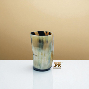 Real Buffalo Horn Glass Rustic Handmade Drinking <b>Tumbler</b> Eco Friendly Cup for Wine Juice <b>Whiskey</b> Beer and Daily Use - Product Image 2