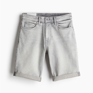 Custom Design Street Style Denim Washed Shorts Hot <b>Summer</b> Casual Baggy Bermuda Shorts Embroidered Logo Vintage <b>Decoration</b> - Product Image 1