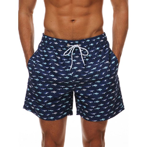 ชุดว่ายน้ำฟิตเนสพิมพ์ลายปลากางเกงขาสั้นบอร์ดสำหรับผู้ชาย2022ใส่ออกกำลังกายพลัสไซส์ออกแบบโลโก้ได้ตามต้องการ - Product Image 3