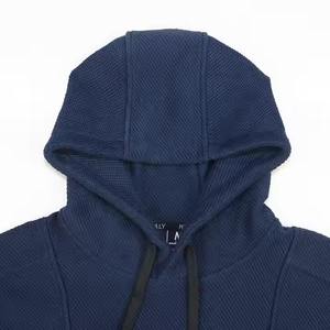 Sweat-shirt de sport de course à glissière complète avec logo personnalisé pour hommes Ensemble de survêtements d'hiver 2 pièces décontractés à manches longues - Product Image 6