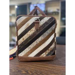 Bolsa de Viaje de Cuero Resistente y Ligera, Estilo Mega Duffel, de Piel de Vaca, para Deportes al Aire Libre, Fin de Semana, con Impresión Personalizada - Product Image 4