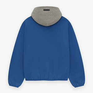 Sweat à capuche surdimensionné à double épaisseur avec poches latérales personnalisées et bordures élastiques aux poignets et à l'ourlet de la taille - Product Image 3