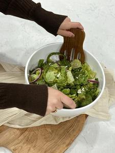 Juego de Cuchara y Tenedor de Madera con Resina, Obra de Arte de Resina y Madera, Cuchara de Resina y Madera de Acacia - Product Image 2