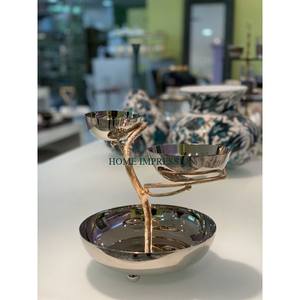 Premium Quality Eco-Friendly Aluminium Disposable Serving Bowls 2 1 Handcrafted Tabletop <b>Dinnerware</b> for Party Wedding Chocolate - Product Image 1