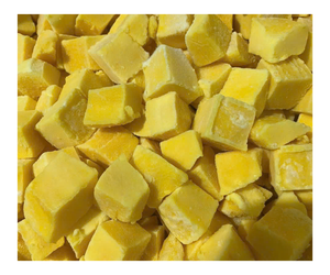Tranches et morceaux de mangue congelée 10X10mm Cubes mangue en dés IQF dans un emballage en vrac fruits surgelés en gros - Product Image 1