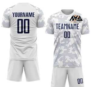 Camisetas de fútbol transpirables de Francia, nombre de equipo personalizado, conjuntos de uniformes de fútbol para hombres, 100% poliéster, secado rápido, OEM hecho a medida - Product Image 1