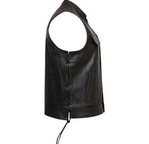 Customizable CE Certified Waterproof <b>Motorbike</b> Vest Cowhide Leather Black Windproof Plus Size Bikers Team Racing Riding Wear - Product Image 5