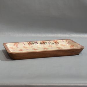 ถาดไม้คุณภาพสูงสำหรับตกแต่งบ้านถาดไม้มะม่วงสำหรับตกแต่งบ้าน - Product Image 1