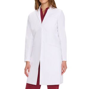 Blouses de laboratoire OEM, vente chaude, unisexe, manches longues, vêtements médicaux professionnels, blouses de médecin, mélanges de coton de haute qualité, couleurs personnalisées - Product Image 1