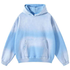 2025 hommes haute qualité 100% coton surdimensionné pull à capuche nouveau Streetwear lavage à l'acide goutte épaule brodé Technique - Product Image 6