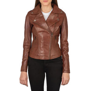 Super Quality Women leather Jacket Breathable Anti-Wrinkle Waterproof Eco-Friendly Premium Quality Lightweight women jacket - Product Image 1