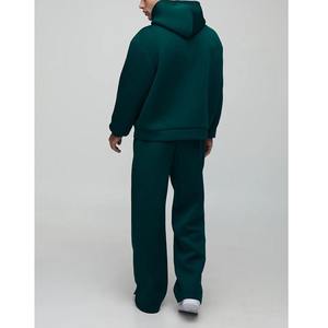 ชุดวอร์มสำหรับผู้ชายชุดวอร์มผ้าฝ้าย100% 450GSM พิมพ์โลโก้สไตล์สตรีท - Product Image 5